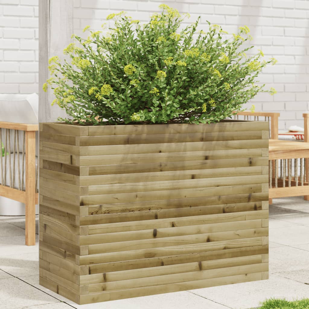 vidaXL Jardinieră de grădină, 90x40x68,5 cm, lemn de pin impregnat vidaXL Jardinieră de grădină, 90x40x68,5 cm, lemn de pin impregnat