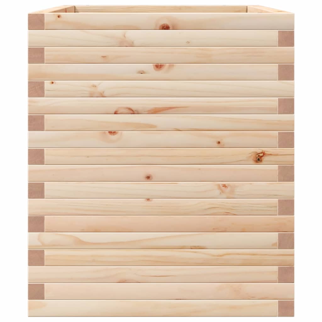 vidaXL Jardinieră de grădină, 90x60x68,5 cm, lemn masiv de pin vidaXL Jardinieră de grădină, 90x60x68,5 cm, lemn masiv de pin