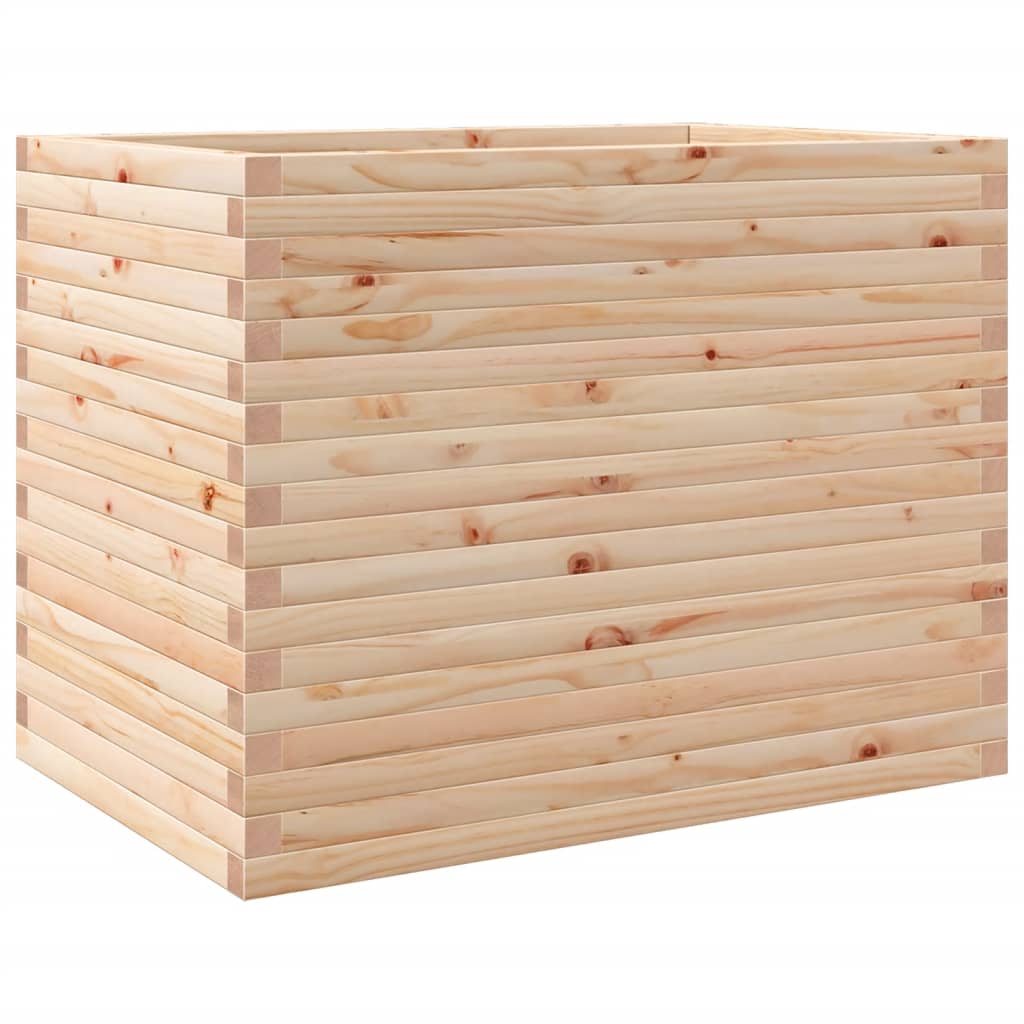 vidaXL Jardinieră de grădină, 90x60x68,5 cm, lemn masiv de pin vidaXL Jardinieră de grădină, 90x60x68,5 cm, lemn masiv de pin