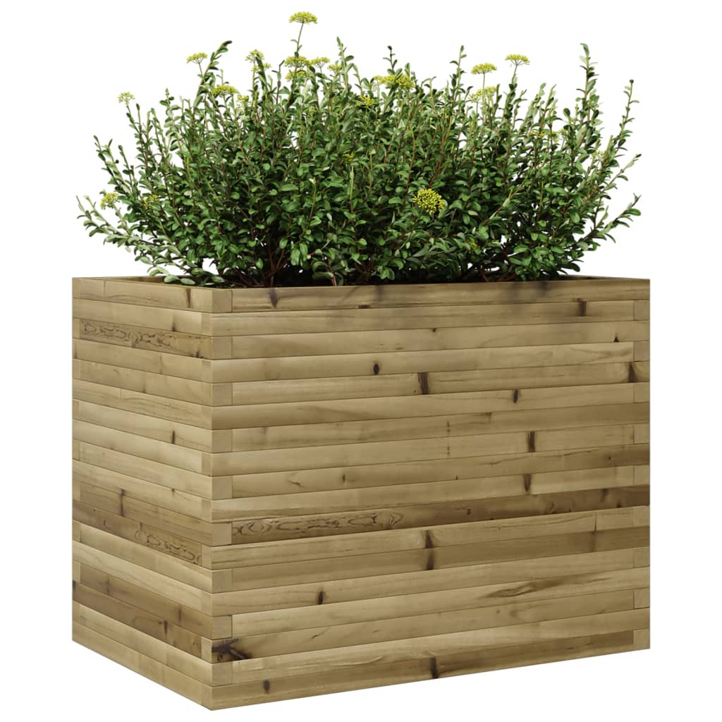 vidaXL Jardinieră de grădină, 90x60x68,5 cm, lemn de pin impregnat vidaXL Jardinieră de grădină, 90x60x68,5 cm, lemn de pin impregnat