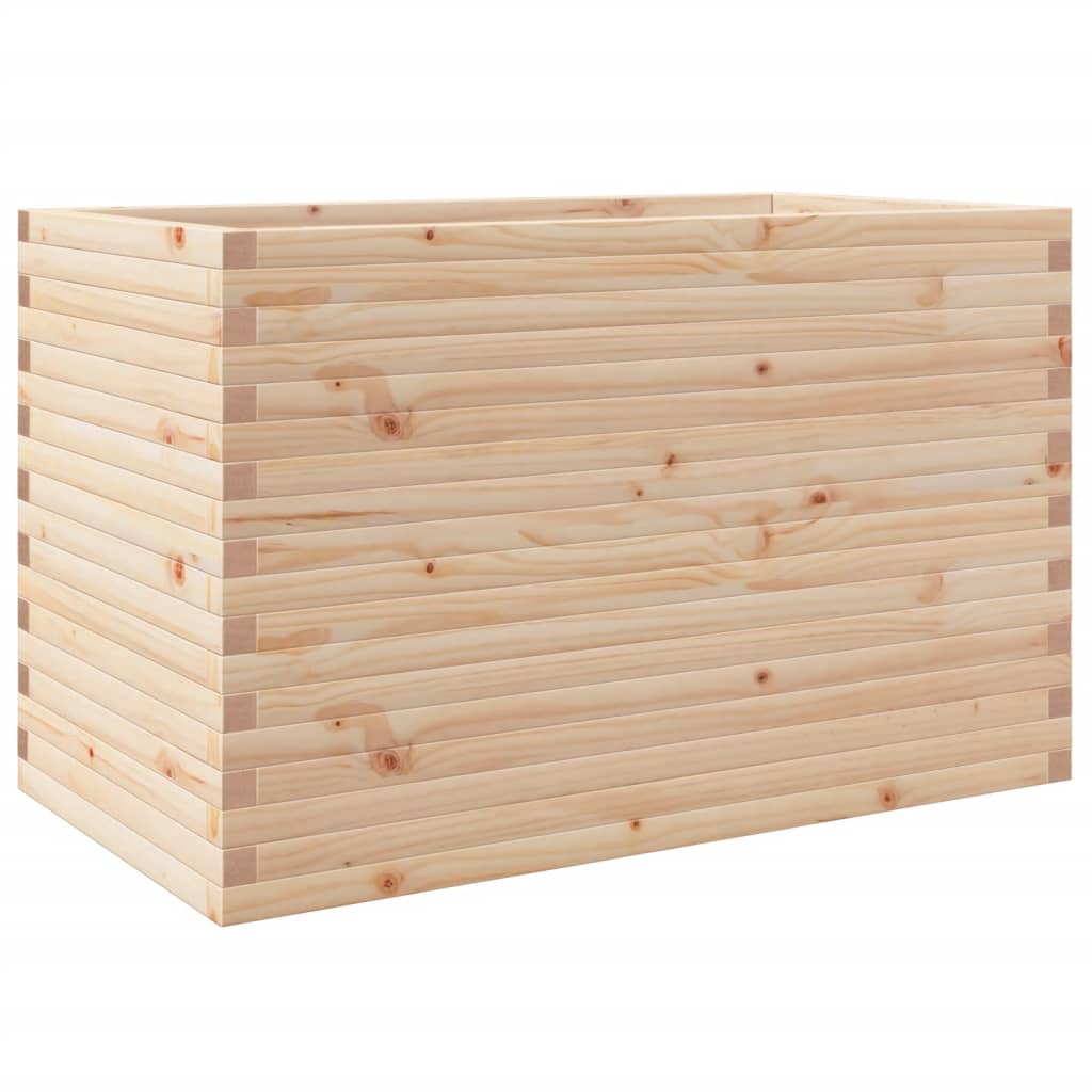 vidaXL Jardinieră de grădină, 110x60x68,5 cm, lemn masiv de pin vidaXL Jardinieră de grădină, 110x60x68,5 cm, lemn masiv de pin