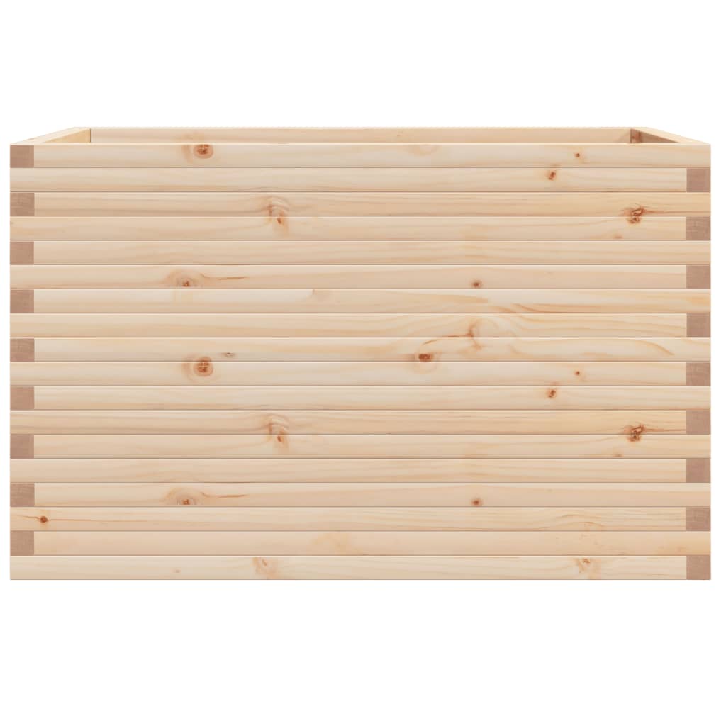 vidaXL Jardinieră de grădină, 110x60x68,5 cm, lemn masiv de pin vidaXL Jardinieră de grădină, 110x60x68,5 cm, lemn masiv de pin