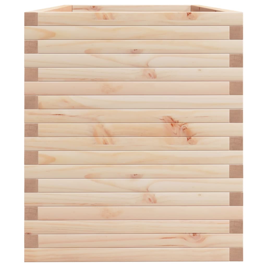 vidaXL Jardinieră de grădină, 110x60x68,5 cm, lemn masiv de pin vidaXL Jardinieră de grădină, 110x60x68,5 cm, lemn masiv de pin