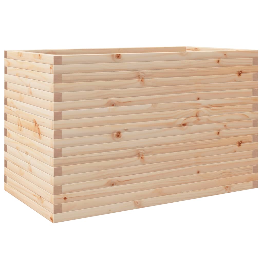 vidaXL Jardinieră de grădină, 110x60x68,5 cm, lemn masiv de pin vidaXL Jardinieră de grădină, 110x60x68,5 cm, lemn masiv de pin