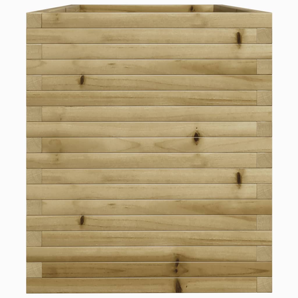 vidaXL Jardinieră de grădină, 110x60x68,5 cm, lemn de pin impregnat vidaXL Jardinieră de grădină, 110x60x68,5 cm, lemn de pin impregnat