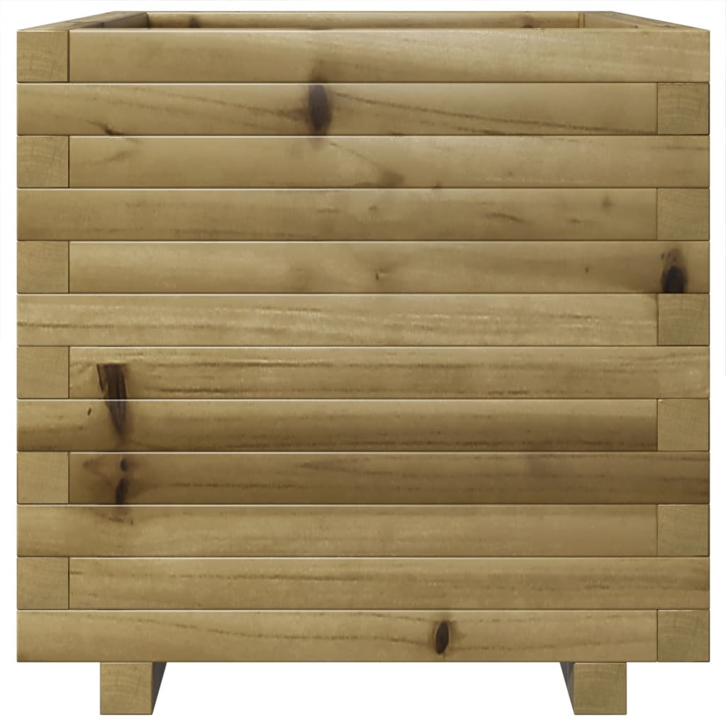 vidaXL Jardinieră de grădină, 50x50x49,5 cm, lemn de pin impregnat vidaXL Jardinieră de grădină, 50x50x49,5 cm, lemn de pin impregnat