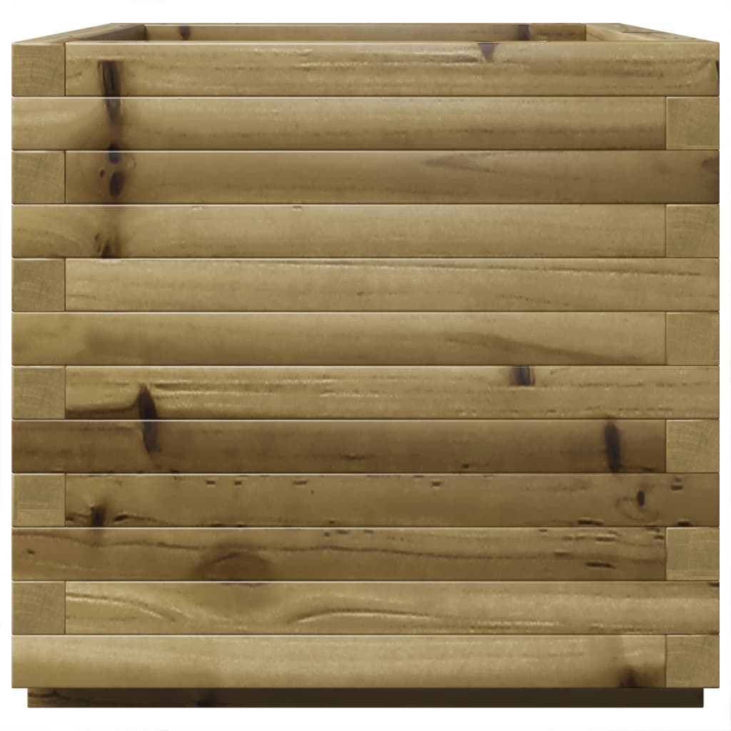 vidaXL Jardinieră de grădină, 50x50x49,5 cm, lemn de pin impregnat vidaXL Jardinieră de grădină, 50x50x49,5 cm, lemn de pin impregnat
