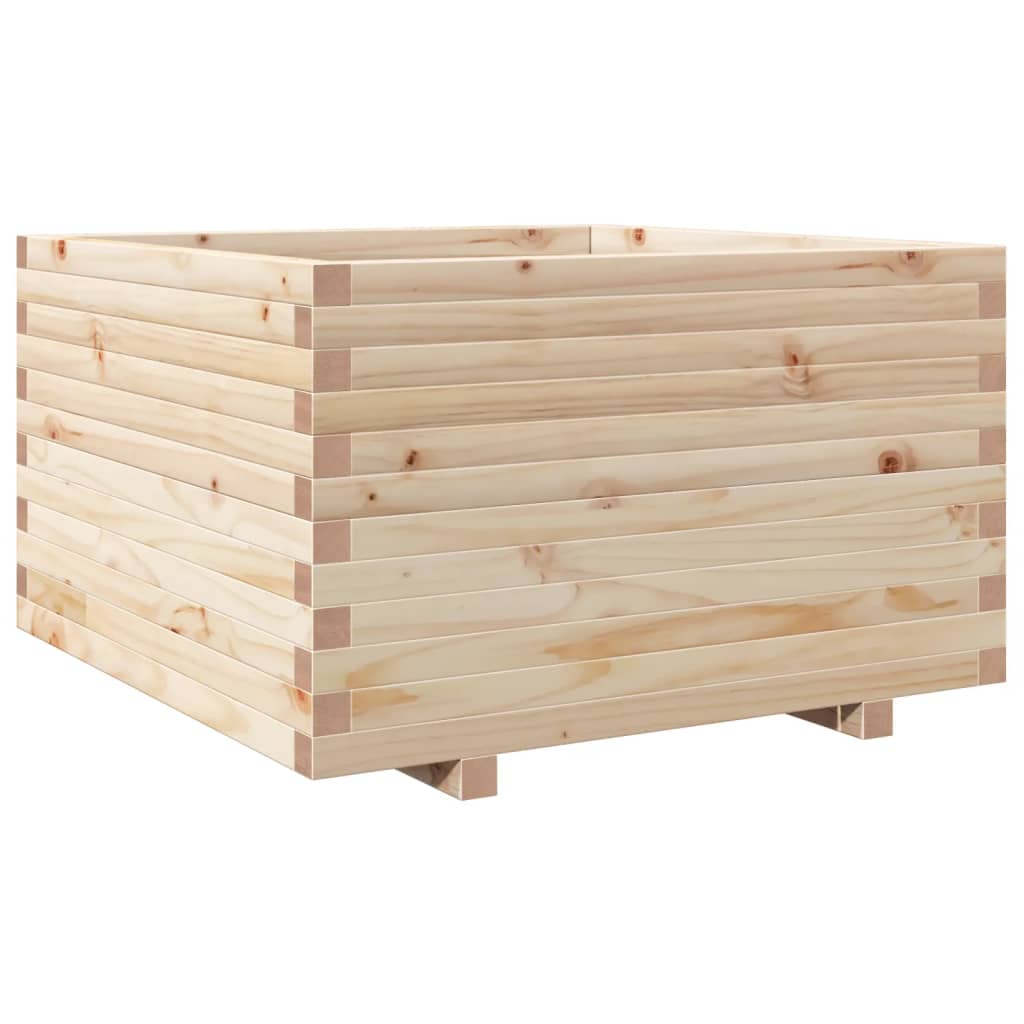 vidaXL Jardinieră de grădină, 80x80x49,5 cm, lemn masiv de pin