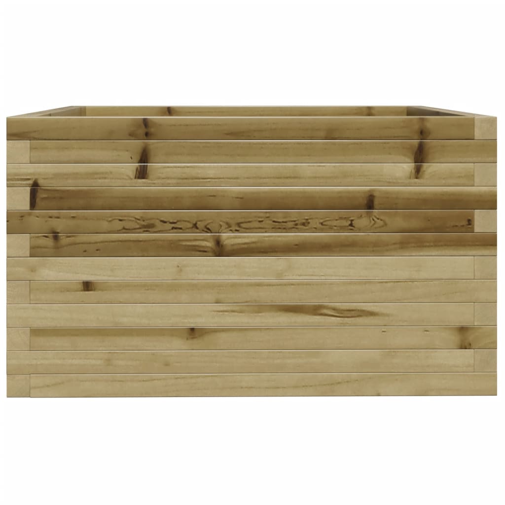 vidaXL Jardinieră de grădină, 80x80x49,5 cm, lemn de pin impregnat vidaXL Jardinieră de grădină, 80x80x49,5 cm, lemn de pin impregnat
