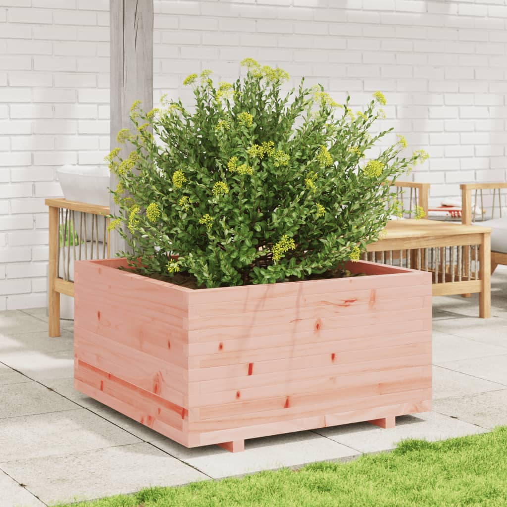 vidaXL Jardinieră de grădină, 90x90x49,5 cm, lemn masiv Douglas vidaXL Jardinieră de grădină, 90x90x49,5 cm, lemn masiv Douglas