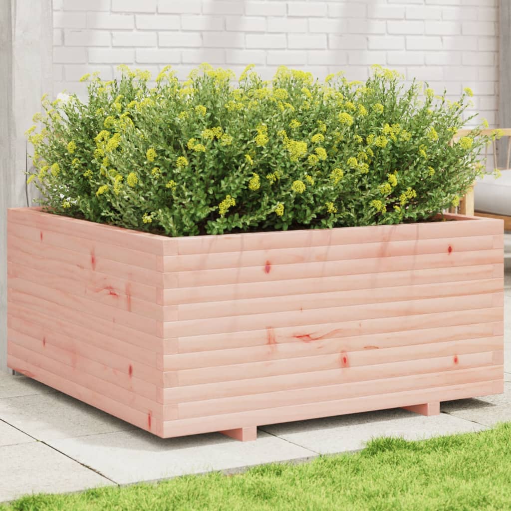 vidaXL Jardinieră de grădină, 100x100x49,5 cm, lemn masiv Douglas vidaXL Jardinieră de grădină, 100x100x49,5 cm, lemn masiv Douglas