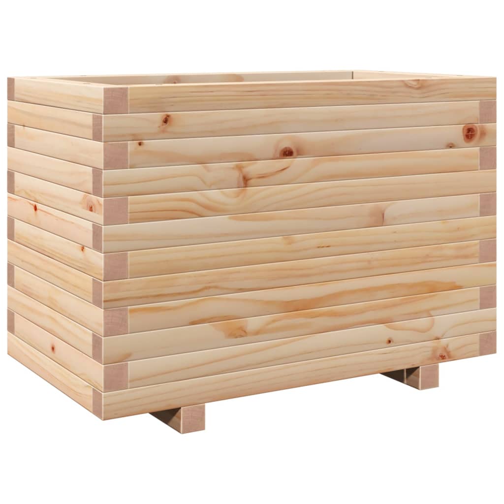 vidaXL Jardinieră de grădină, 70x40x49,5 cm, lemn masiv de pin vidaXL Jardinieră de grădină, 70x40x49,5 cm, lemn masiv de pin