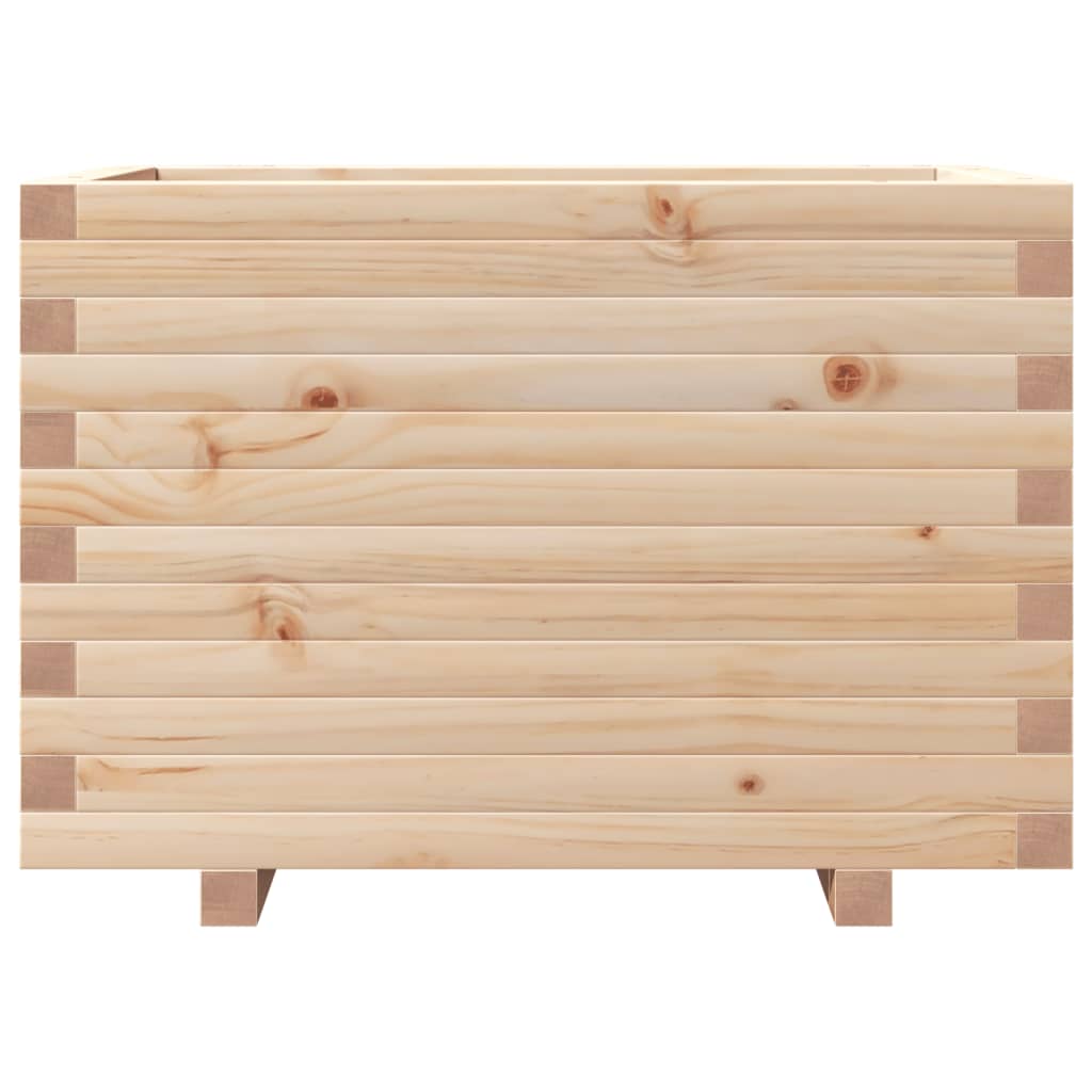 vidaXL Jardinieră de grădină, 70x40x49,5 cm, lemn masiv de pin vidaXL Jardinieră de grădină, 70x40x49,5 cm, lemn masiv de pin