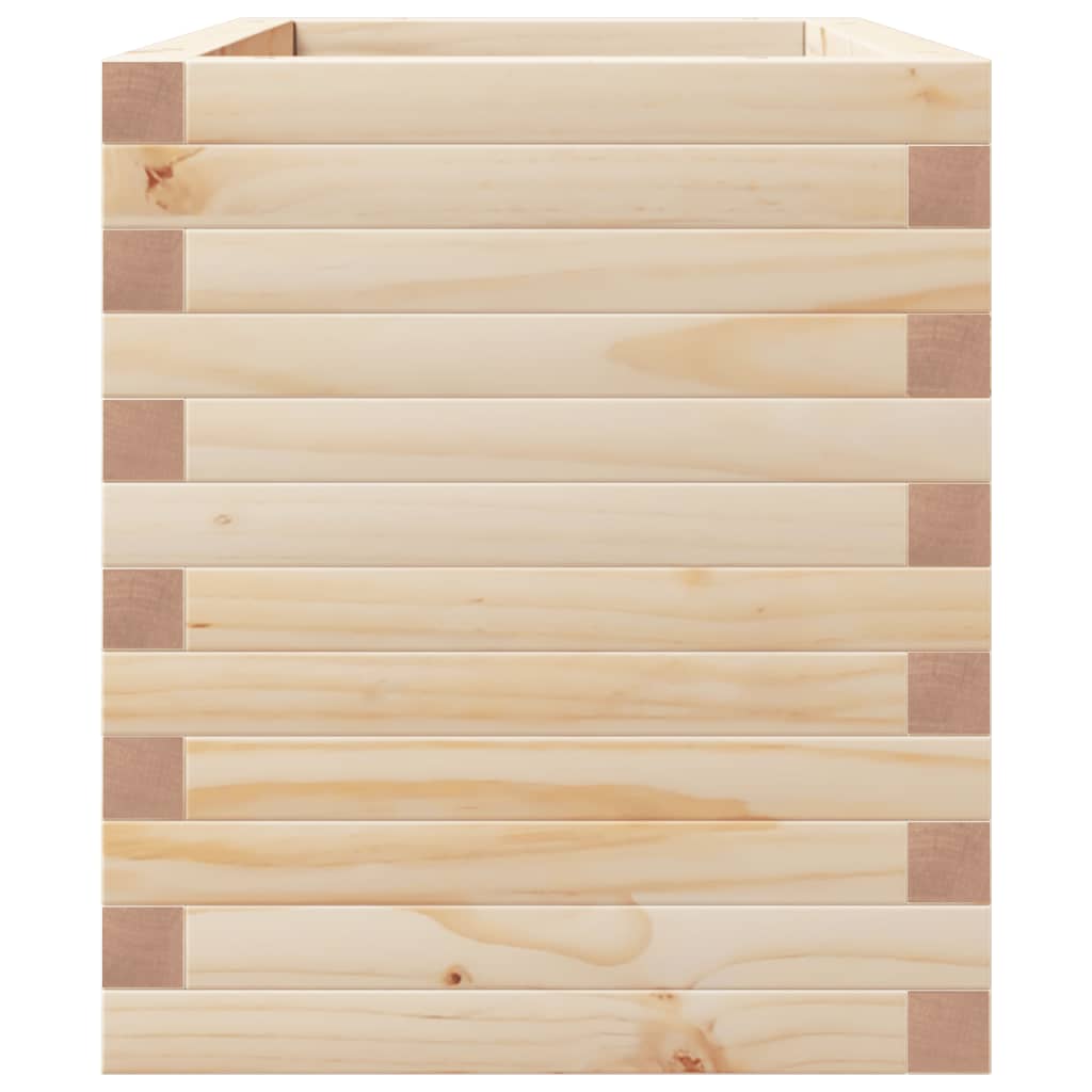 vidaXL Jardinieră de grădină, 70x40x49,5 cm, lemn masiv de pin vidaXL Jardinieră de grădină, 70x40x49,5 cm, lemn masiv de pin