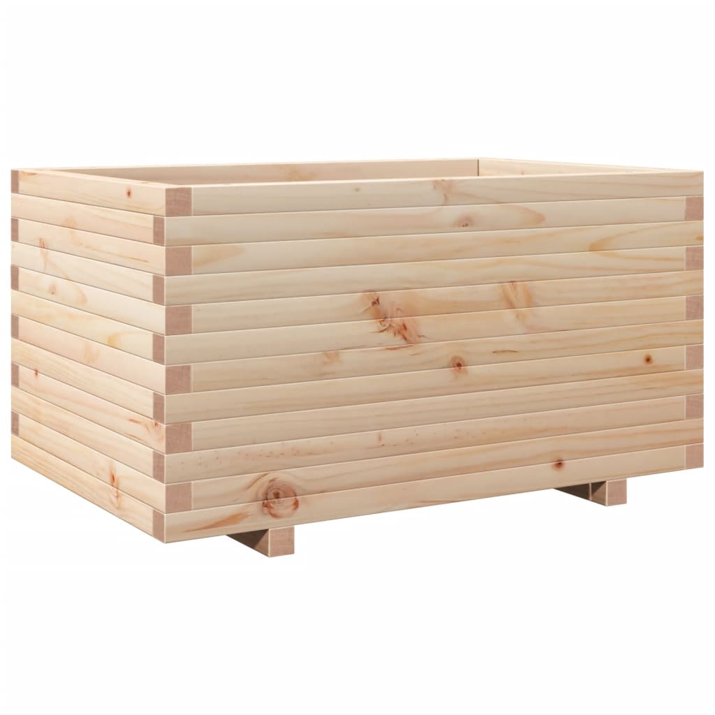 vidaXL Jardinieră de grădină, 90x60x49,5 cm, lemn masiv de pin vidaXL Jardinieră de grădină, 90x60x49,5 cm, lemn masiv de pin