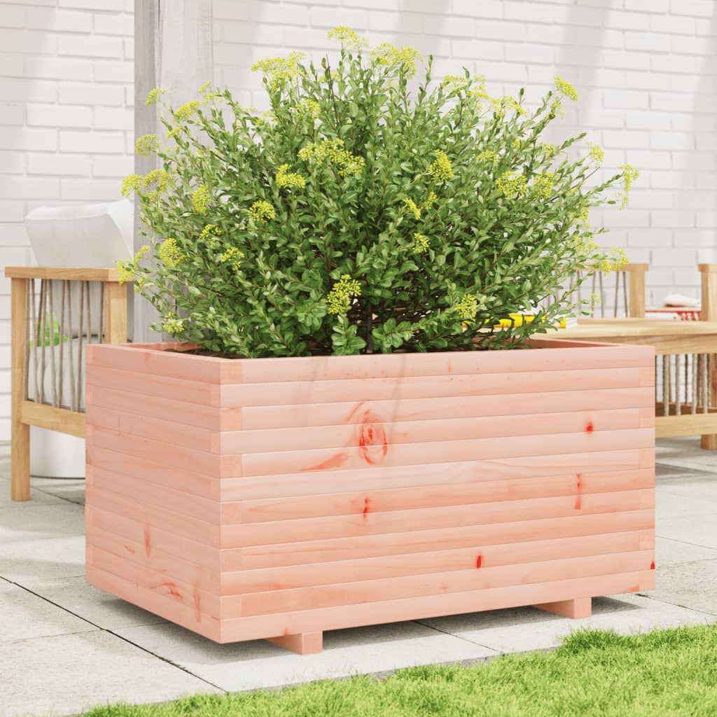 vidaXL Jardinieră de grădină, 90x60x49,5 cm, lemn masiv Douglas vidaXL Jardinieră de grădină, 90x60x49,5 cm, lemn masiv Douglas