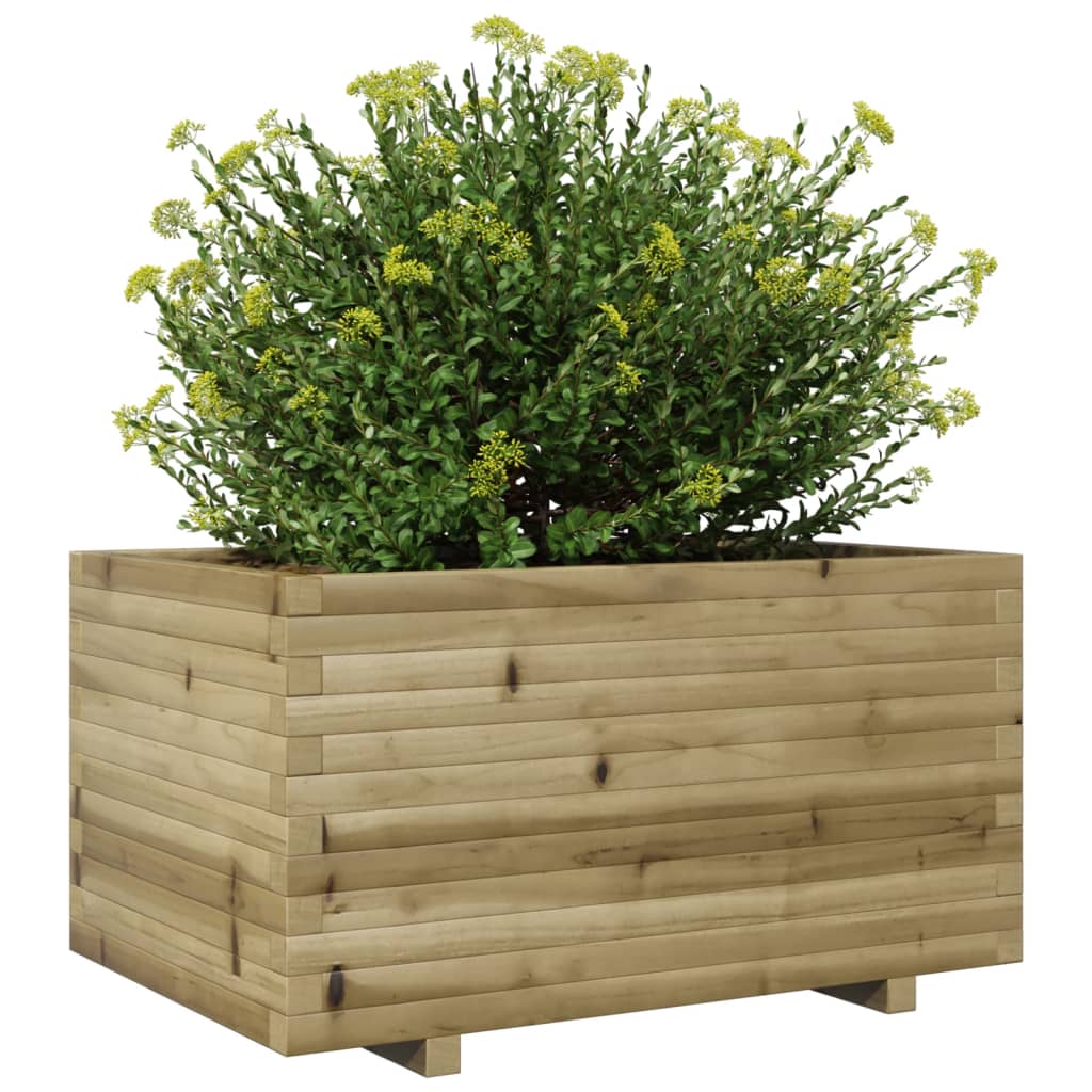 vidaXL Jardinieră de grădină, 90x60x49,5 cm, lemn de pin impregnat vidaXL Jardinieră de grădină, 90x60x49,5 cm, lemn de pin impregnat