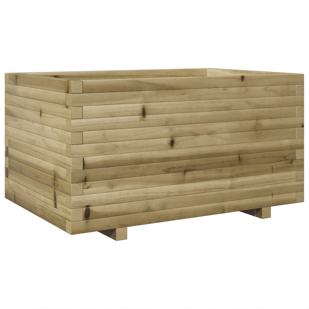 vidaXL Jardinieră de grădină, 90x60x49,5 cm, lemn de pin impregnat vidaXL Jardinieră de grădină, 90x60x49,5 cm, lemn de pin impregnat