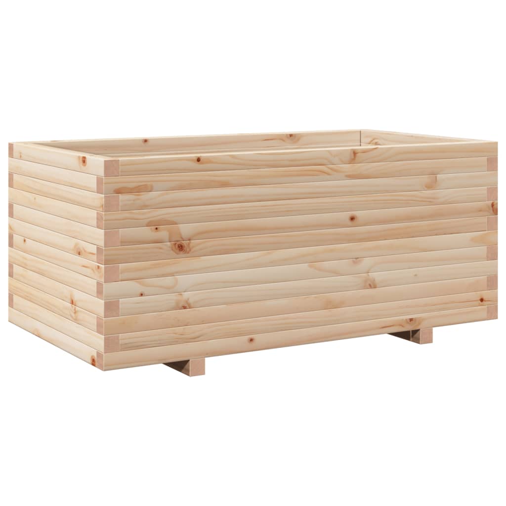 vidaXL Jardinieră de grădină, 110x60x49,5 cm, lemn masiv de pin vidaXL Jardinieră de grădină, 110x60x49,5 cm, lemn masiv de pin