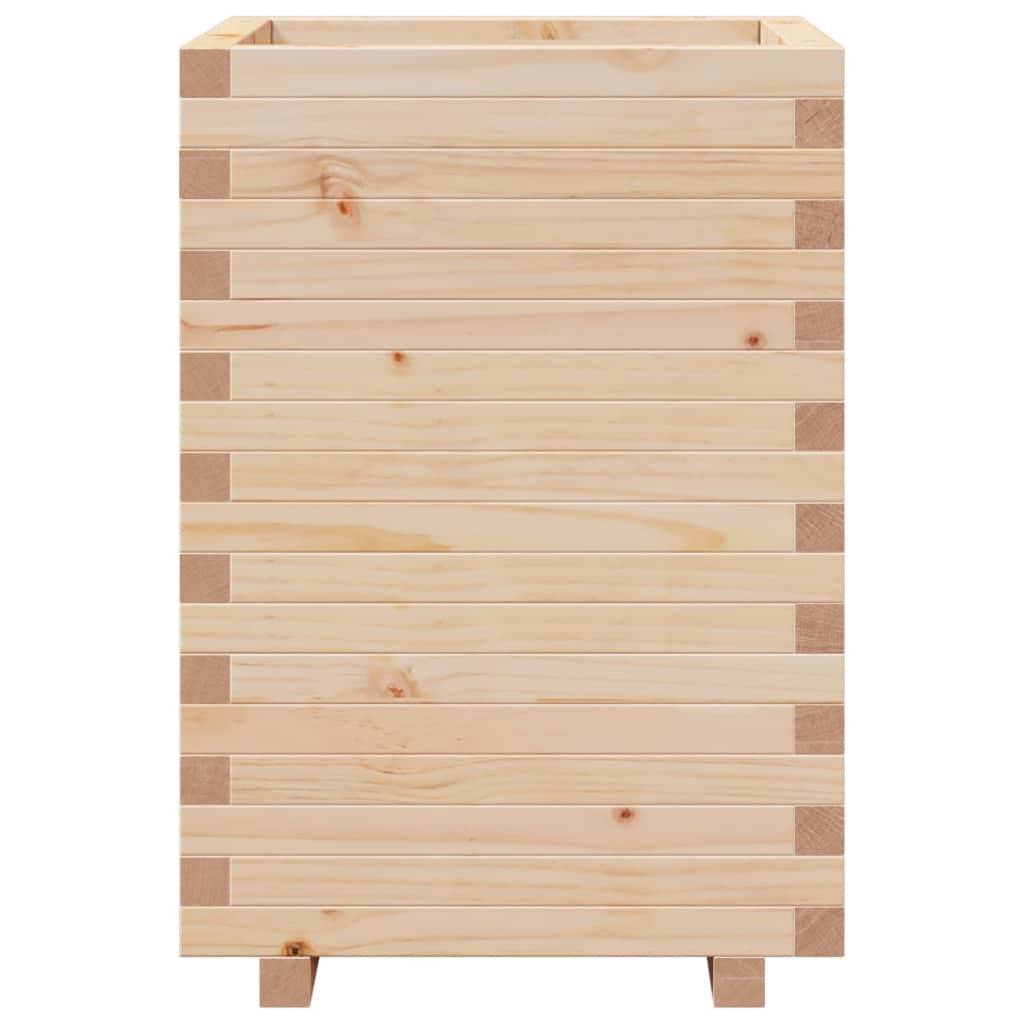 vidaXL Jardinieră de grădină, 50x50x72,5 cm, lemn masiv de pin vidaXL Jardinieră de grădină, 50x50x72,5 cm, lemn masiv de pin