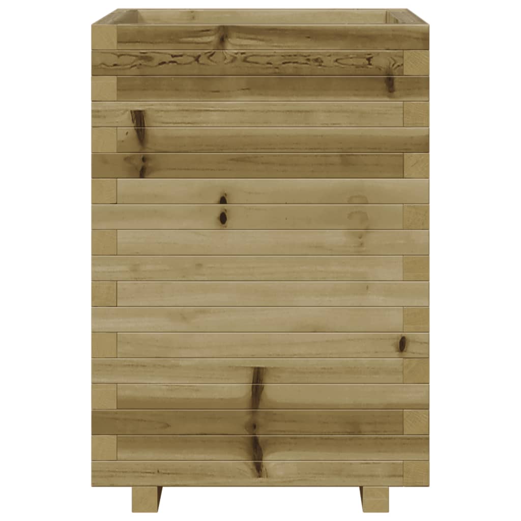 vidaXL Jardinieră de grădină, 50x50x72,5 cm, lemn de pin impregnat vidaXL Jardinieră de grădină, 50x50x72,5 cm, lemn de pin impregnat