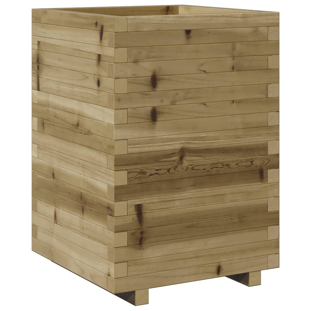 vidaXL Jardinieră de grădină, 50x50x72,5 cm, lemn de pin impregnat vidaXL Jardinieră de grădină, 50x50x72,5 cm, lemn de pin impregnat