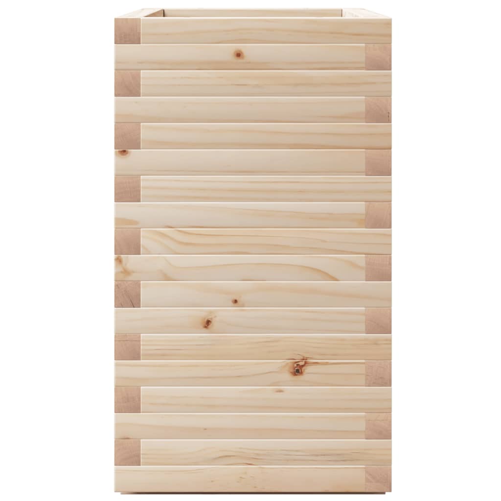 vidaXL Jardinieră de grădină, 70x40x72,5 cm, lemn masiv de pin vidaXL Jardinieră de grădină, 70x40x72,5 cm, lemn masiv de pin