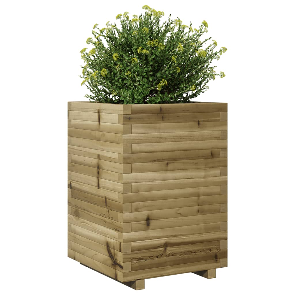 vidaXL Jardinieră de grădină, 50x50x72 cm, lemn de pin impregnat vidaXL Jardinieră de grădină, 50x50x72 cm, lemn de pin impregnat