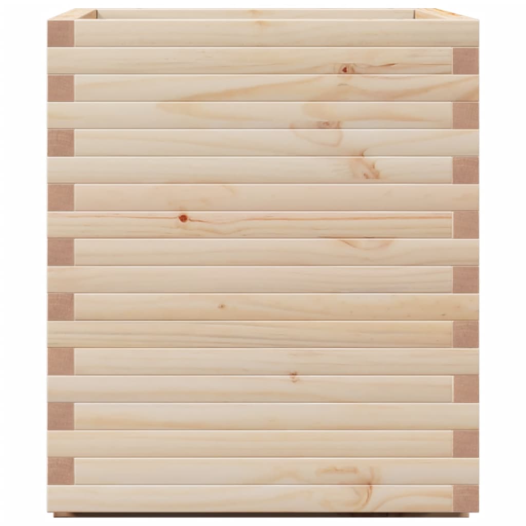 vidaXL Jardinieră de grădină, 60x60x72 cm, lemn masiv de pin vidaXL Jardinieră de grădină, 60x60x72 cm, lemn masiv de pin