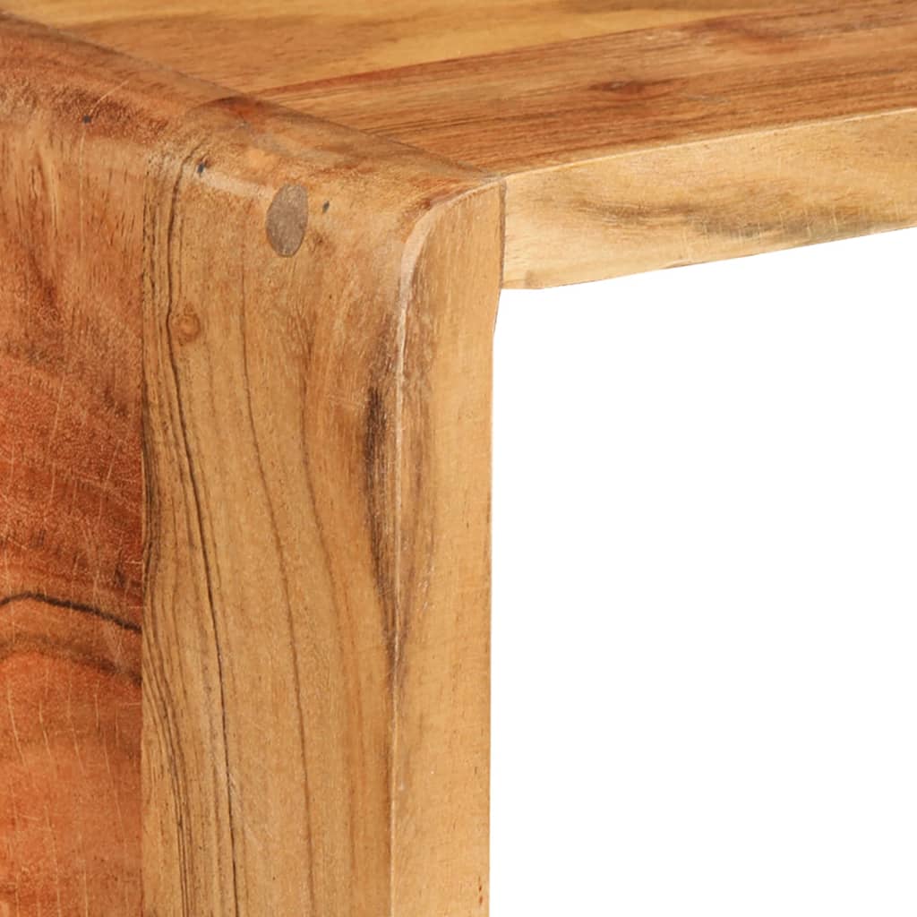 vidaXL Set rafturi de perete cub, 3 piese, lemn masiv acacia vidaXL Set rafturi de perete cub, 3 piese, lemn masiv acacia