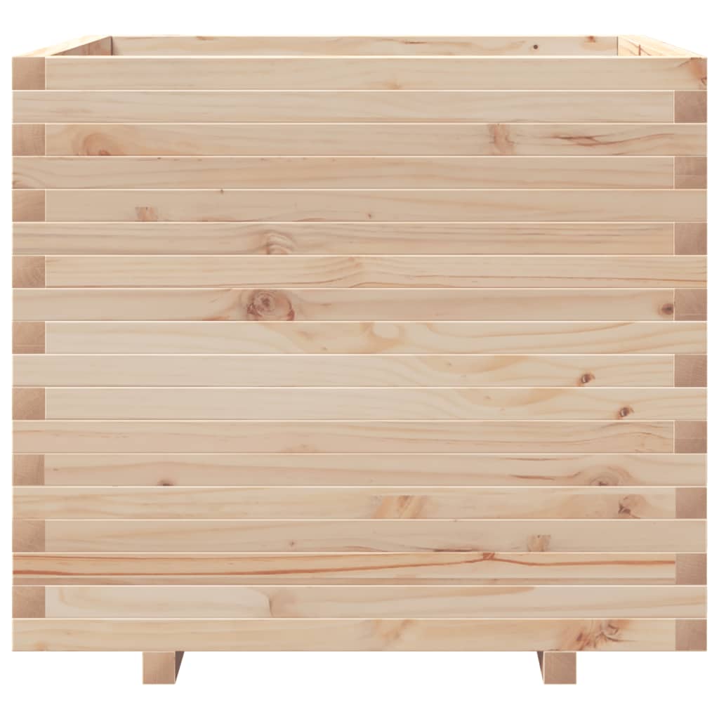 vidaXL Jardinieră de grădină, 80x80x72 cm, lemn masiv de pin vidaXL Jardinieră de grădină, 80x80x72 cm, lemn masiv de pin