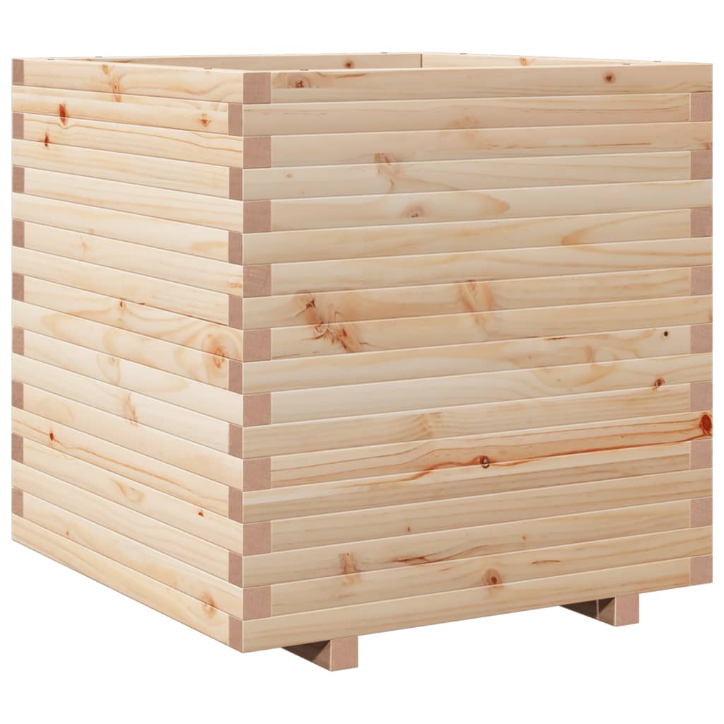 vidaXL Jardinieră de grădină, 80x80x72 cm, lemn masiv de pin vidaXL Jardinieră de grădină, 80x80x72 cm, lemn masiv de pin