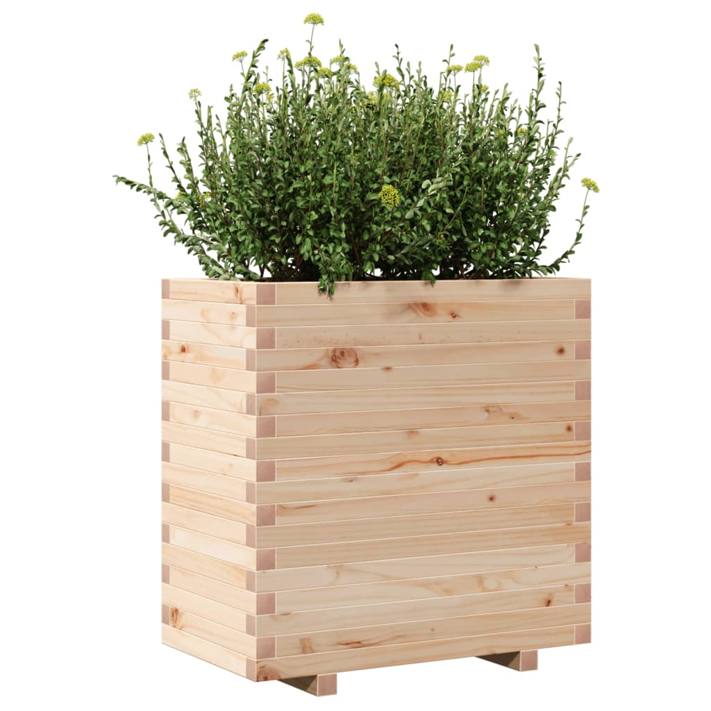 vidaXL Jardinieră de grădină, 70x40x72 cm, lemn masiv de pin vidaXL Jardinieră de grădină, 70x40x72 cm, lemn masiv de pin