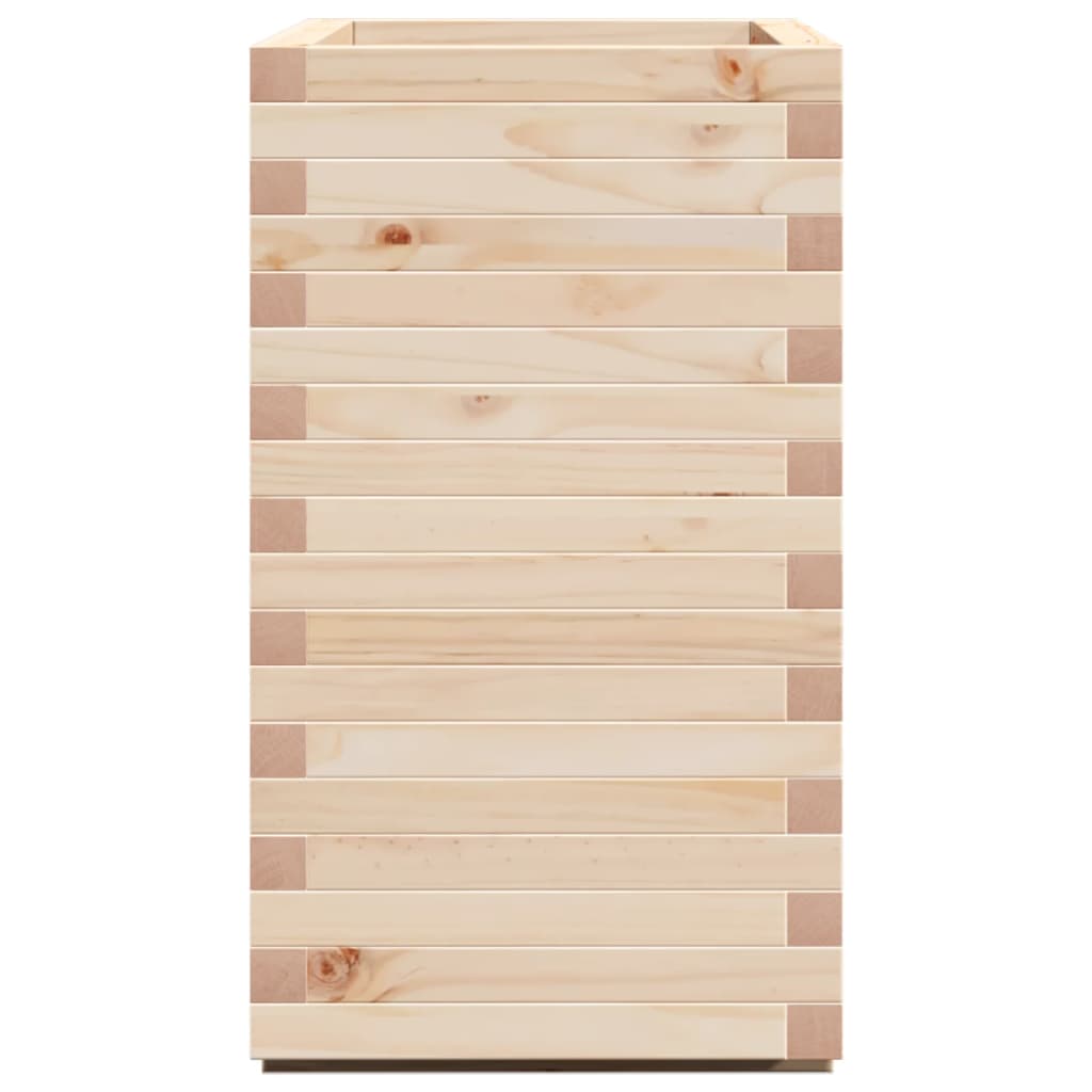 vidaXL Jardinieră de grădină, 70x40x72 cm, lemn masiv de pin vidaXL Jardinieră de grădină, 70x40x72 cm, lemn masiv de pin