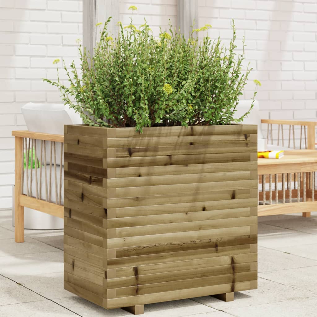 vidaXL Jardinieră de grădină, 70x40x72 cm, lemn de pin impregnat vidaXL Jardinieră de grădină, 70x40x72 cm, lemn de pin impregnat