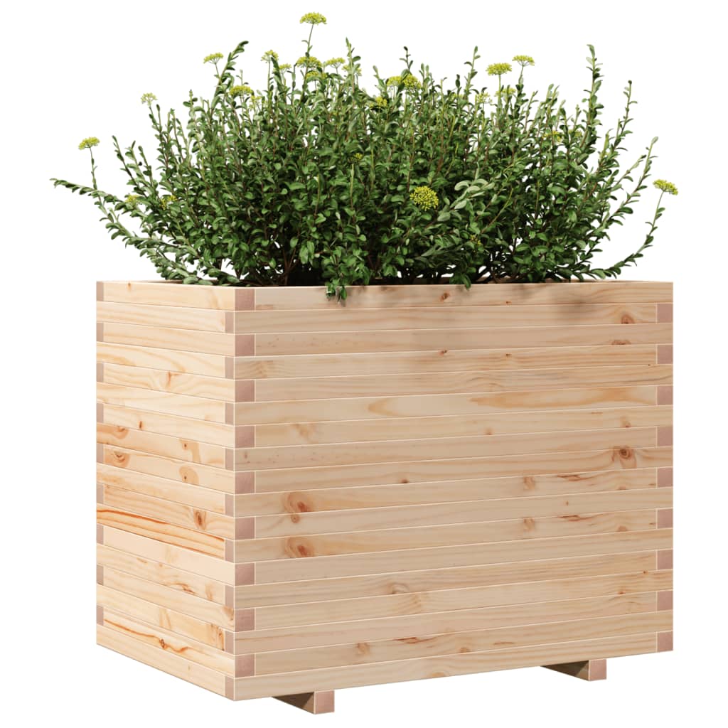 vidaXL Jardinieră de grădină, 90x60x72 cm, lemn masiv de pin vidaXL Jardinieră de grădină, 90x60x72 cm, lemn masiv de pin
