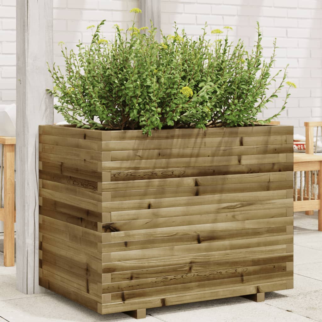vidaXL Jardinieră de grădină, 90x60x72 cm, lemn de pin impregnat vidaXL Jardinieră de grădină, 90x60x72 cm, lemn de pin impregnat