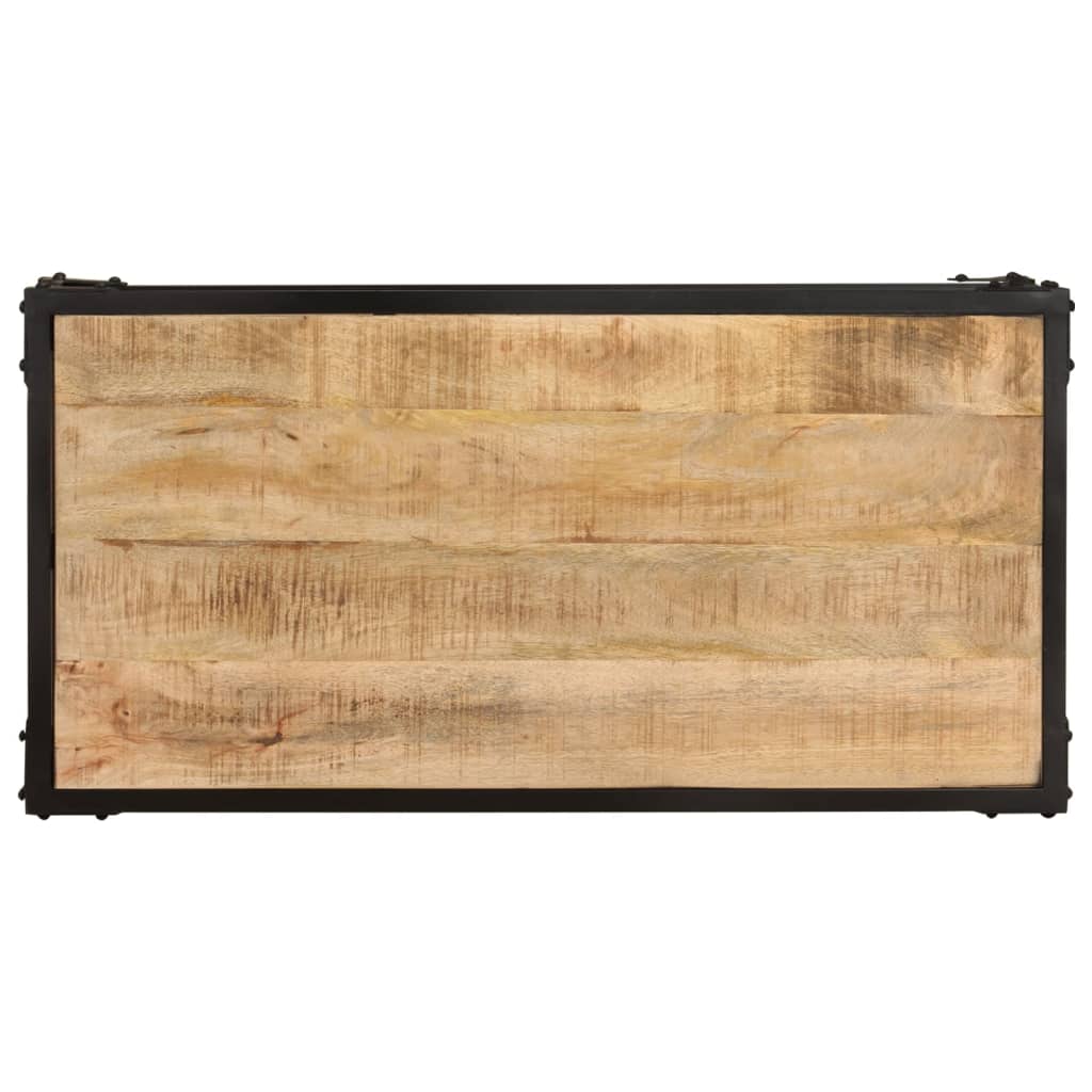 vidaXL Măsuță de cafea, 90x45x35 cm, lemn masiv de mango vidaXL Măsuță de cafea, 90x45x35 cm, lemn masiv de mango