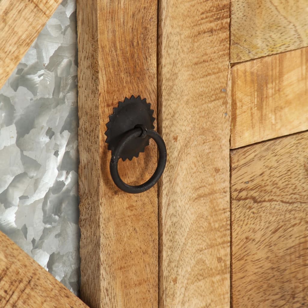 vidaXL Servantă, 110x30x74 cm, lemn de mango nefinisat