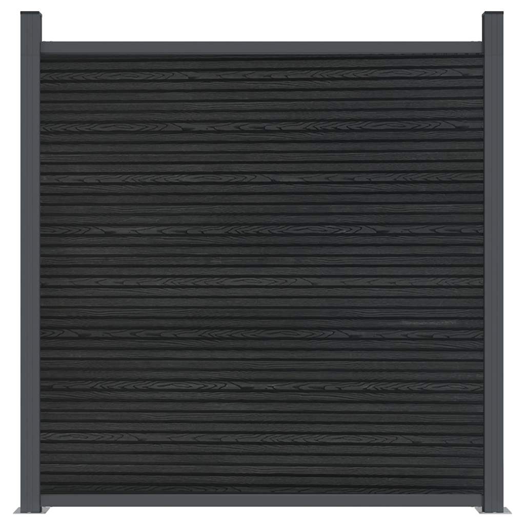 vidaXL Panou pentru gard, gri, 353x186 cm, WPC vidaXL Panou pentru gard, gri, 353x186 cm, WPC