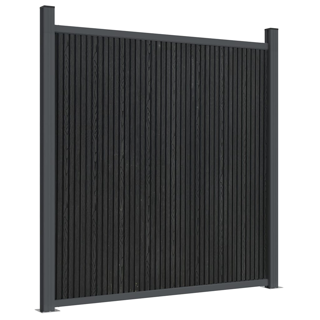 vidaXL Panou pentru gard, gri, 353x186 cm, WPC vidaXL Panou pentru gard, gri, 353x186 cm, WPC