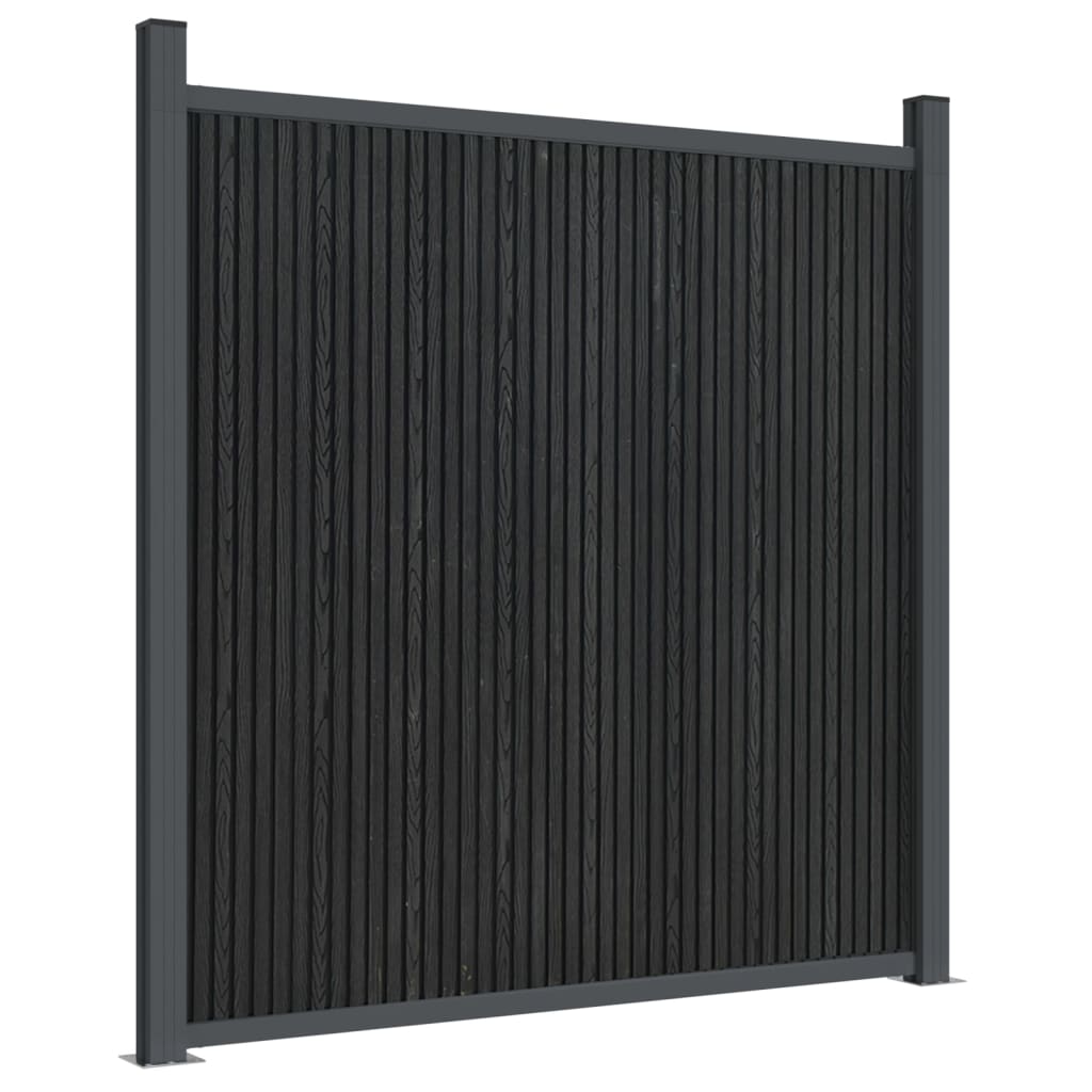 vidaXL Panouri pentru gard, gri, 699x186 cm, WPC vidaXL Panouri pentru gard, gri, 699x186 cm, WPC