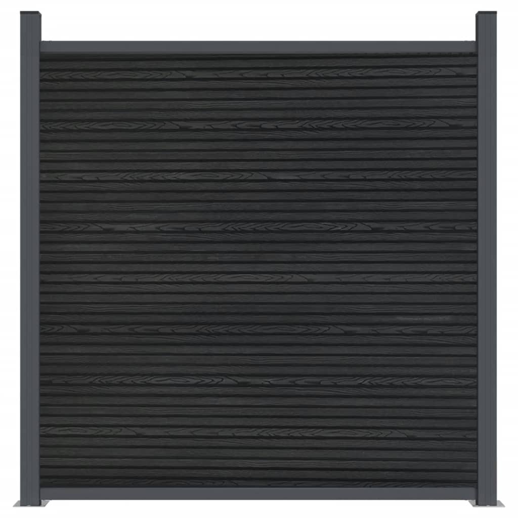 vidaXL Panou pentru gard, gri, 1218x186 cm, WPC vidaXL Panou pentru gard, gri, 1218x186 cm, WPC