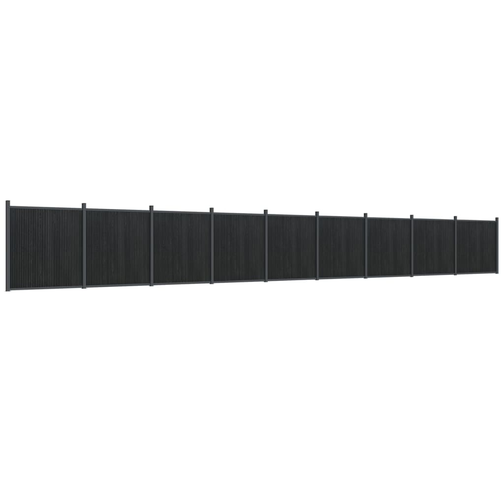 vidaXL Panou pentru gard, gri, 1564x186 cm, WPC vidaXL Panou pentru gard, gri, 1564x186 cm, WPC