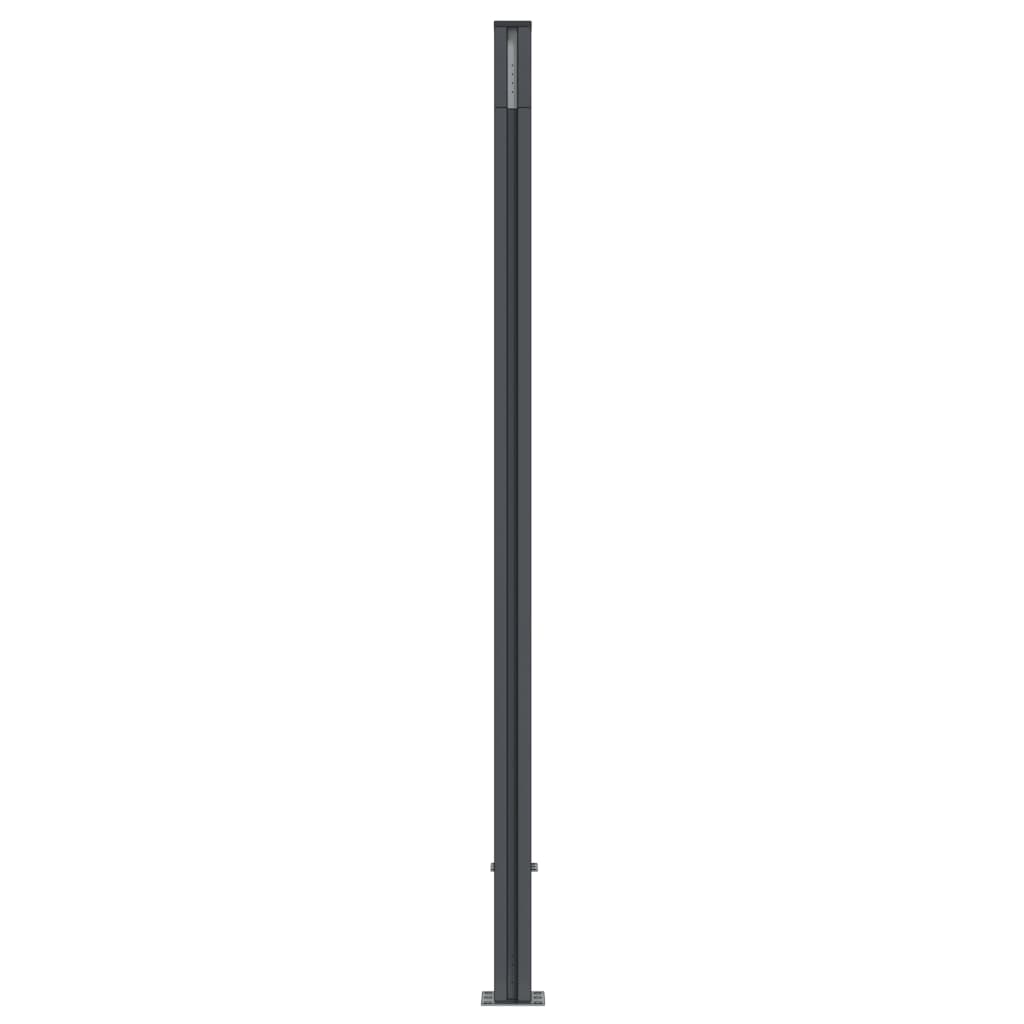 vidaXL Panou pentru gard, gri, 1564x186 cm, WPC vidaXL Panou pentru gard, gri, 1564x186 cm, WPC