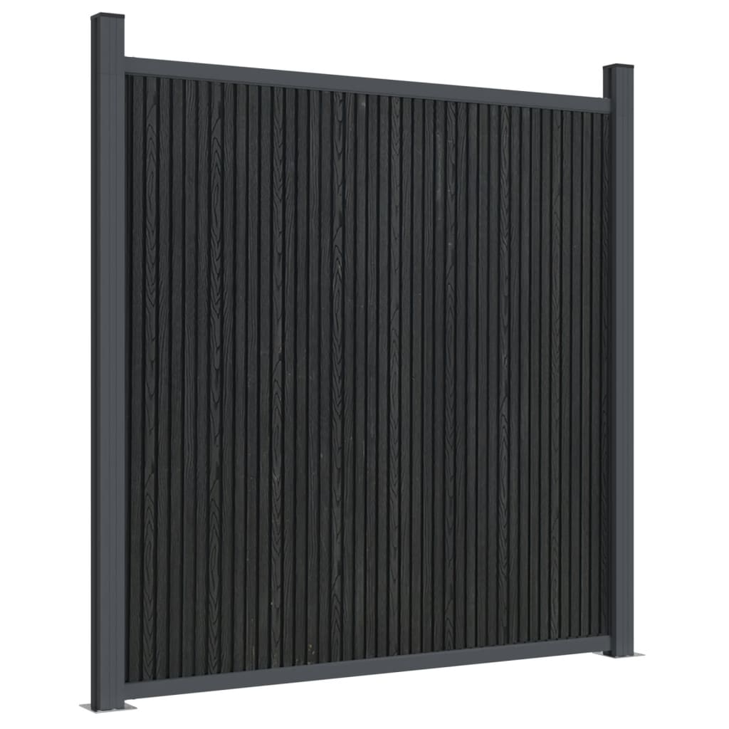 vidaXL Panou pentru gard, gri, 1564x186 cm, WPC vidaXL Panou pentru gard, gri, 1564x186 cm, WPC