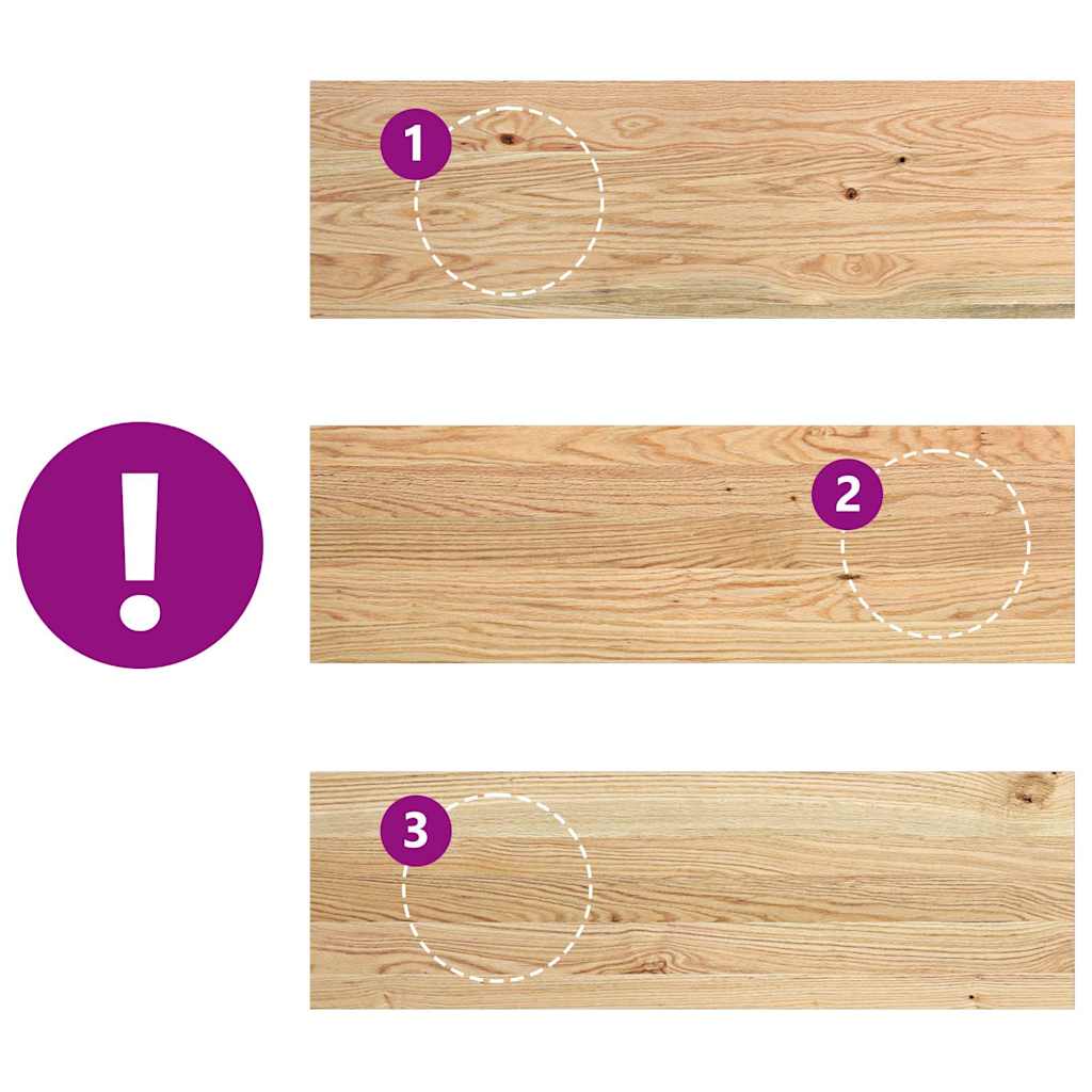vidaXL Trepte scari 4 buc Stejar masiv netratat 80x25x2 cm vidaXL Trepte scari 4 buc Stejar masiv netratat 80x25x2 cm