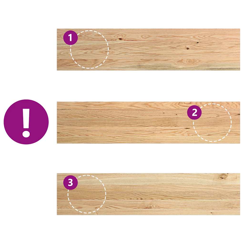 vidaXL Trepte scari 4 buc Stejar masiv netratat 110x25x2 cm vidaXL Trepte scari 4 buc Stejar masiv netratat 110x25x2 cm
