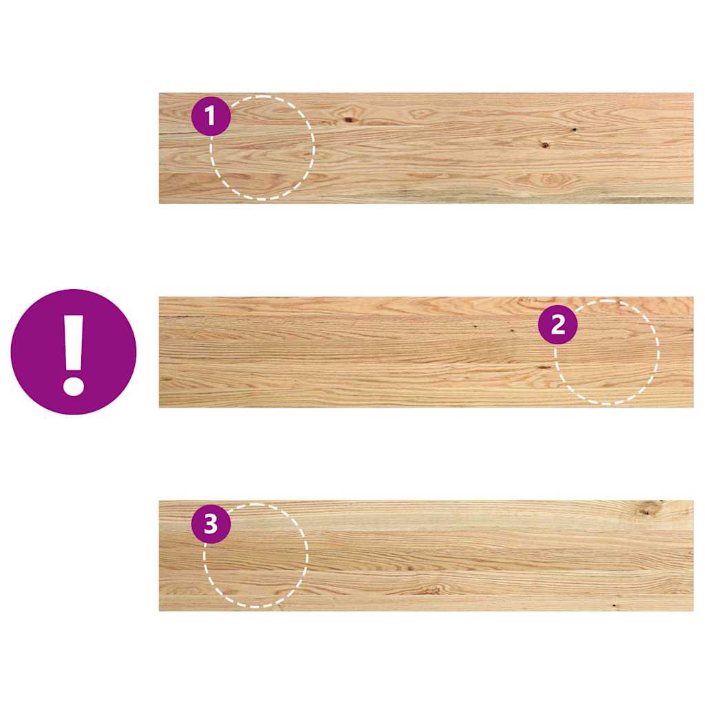 vidaXL Trepte scari 4 buc Stejar masiv netratat 120x25x2 cm vidaXL Trepte scari 4 buc Stejar masiv netratat 120x25x2 cm