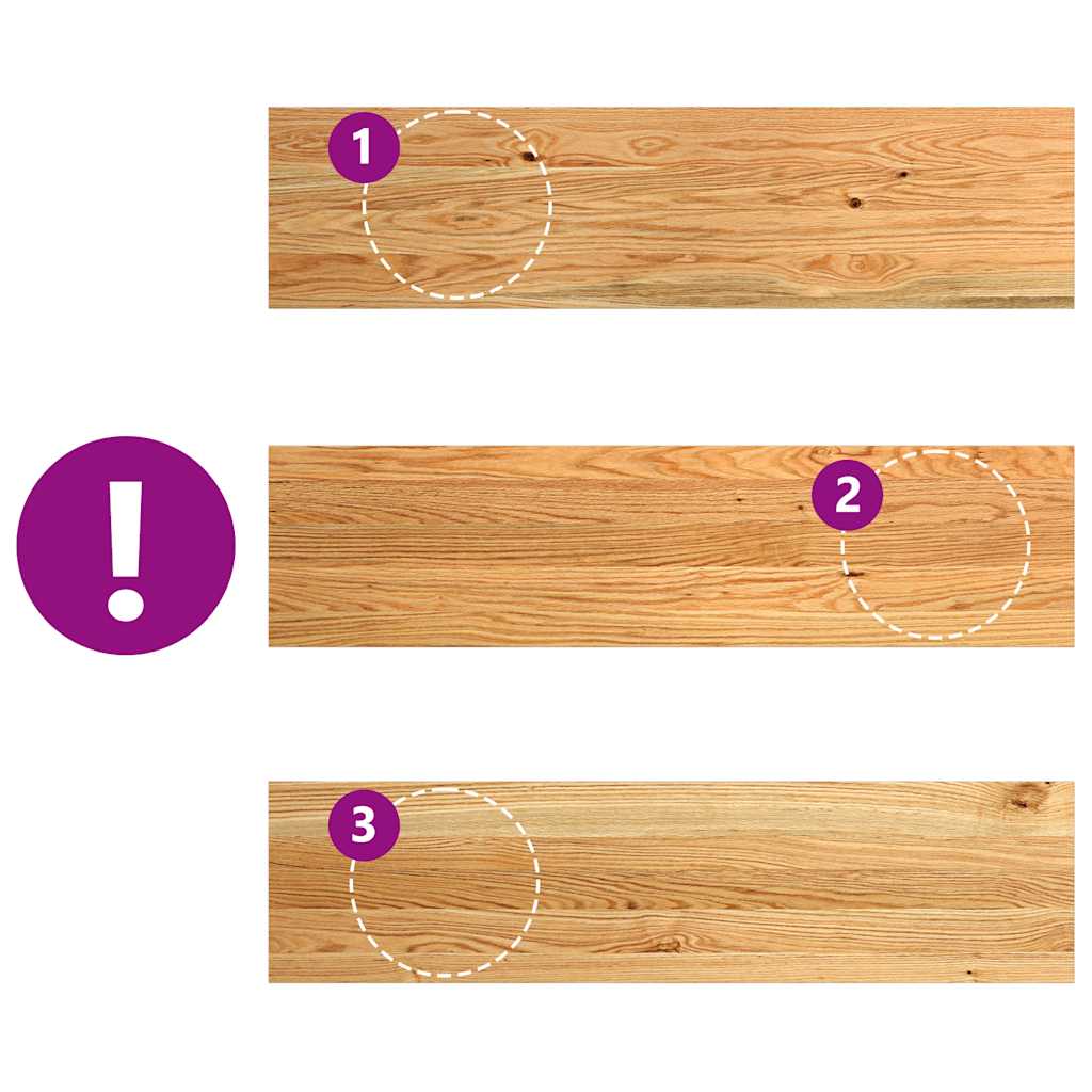 vidaXL Trepte de scară 16 buc maro deschis lemn masiv de stejar